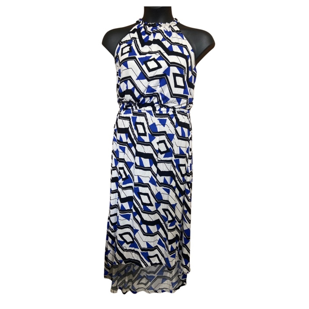 Abstract print Maxi dress